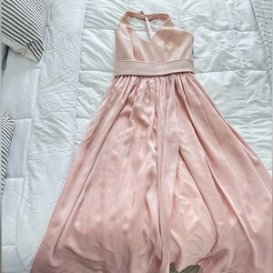 Vera Wang Pink Dress with Slit